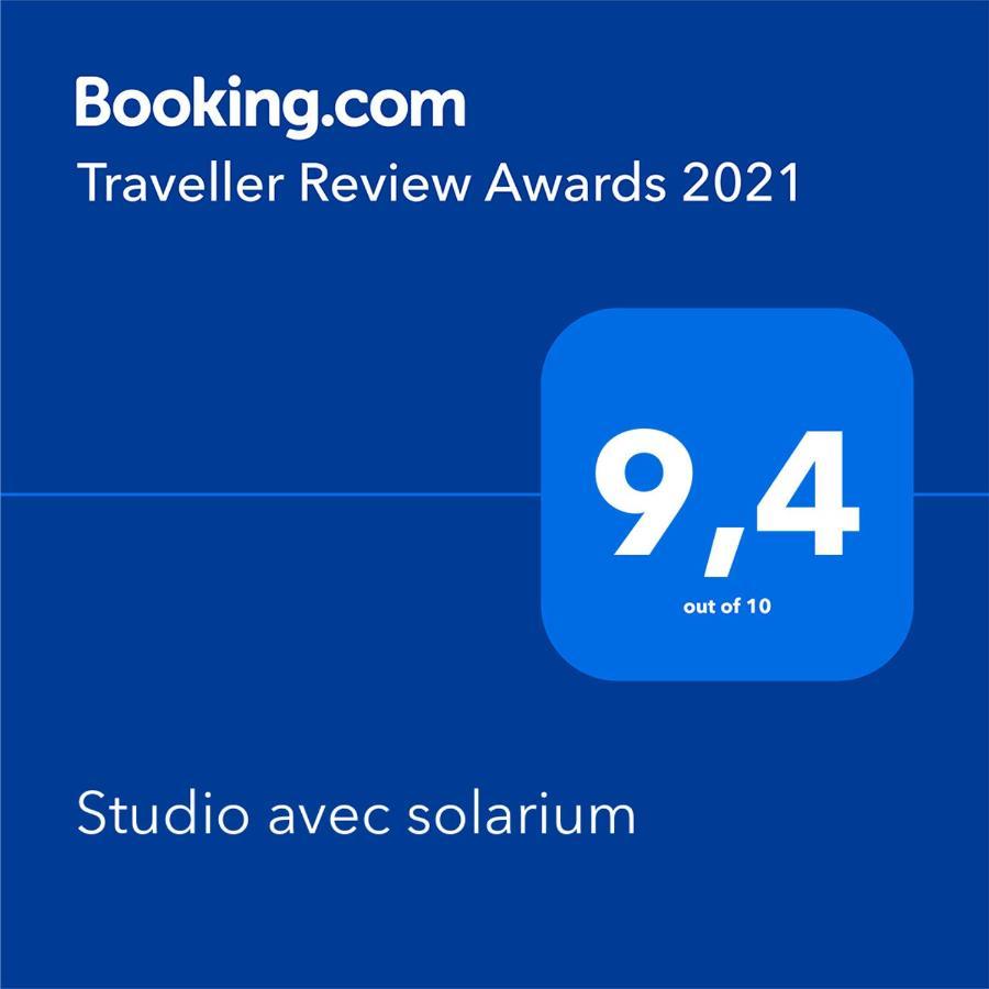 Studio Avec Solarium Bourg-Saint-Maurice Kültér fotó