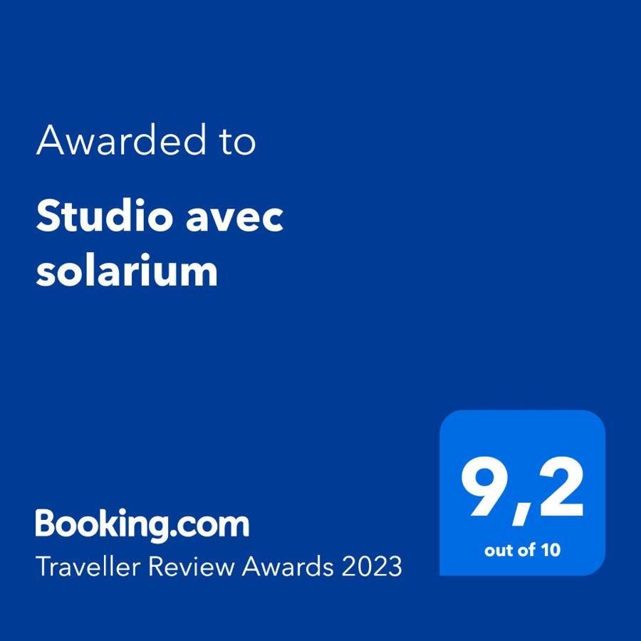 Studio Avec Solarium Bourg-Saint-Maurice Kültér fotó